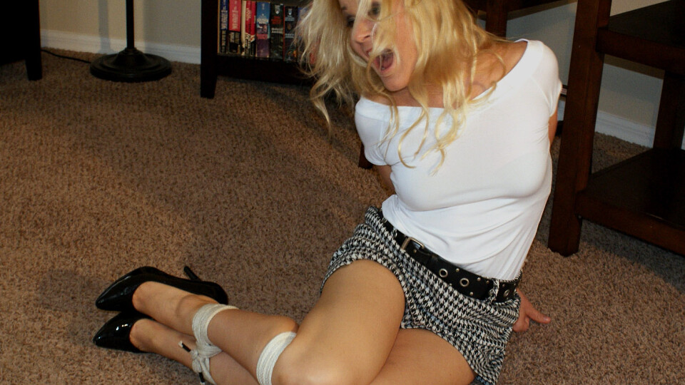 Whitney Morgan: Hogtied High Heeled Detective In Peril!  